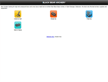 Tablet Screenshot of blackbeararchery.com
